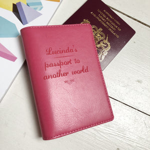 Passport - Personalised Clearance Passport Cover - Lucinda-Gift-Betsy Benn