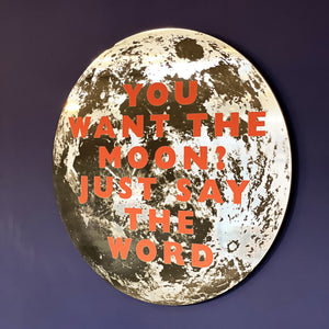 Mini Moon Personalised Wall Plaque-Betsy Benn