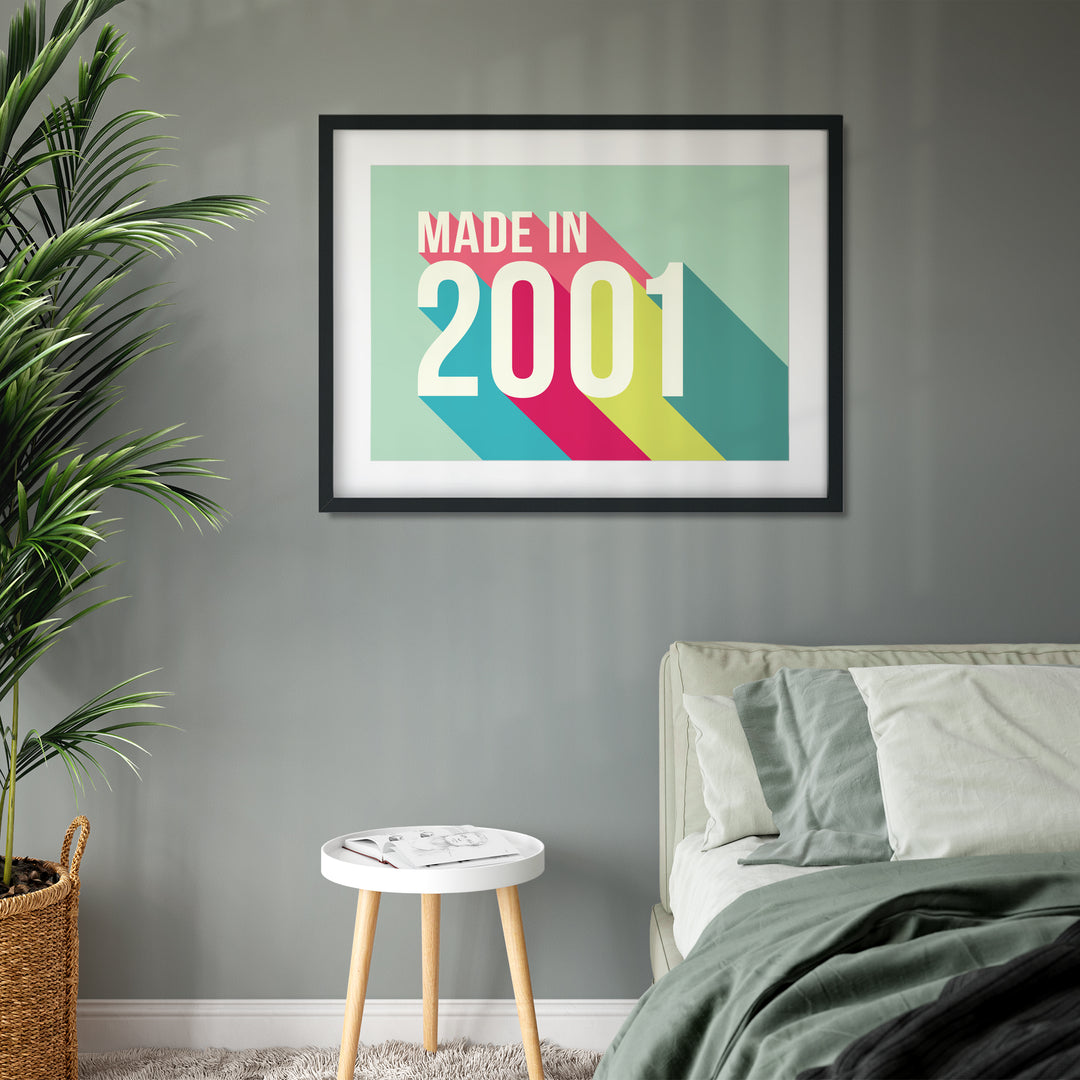 Personalised 21st Birthday Year Print