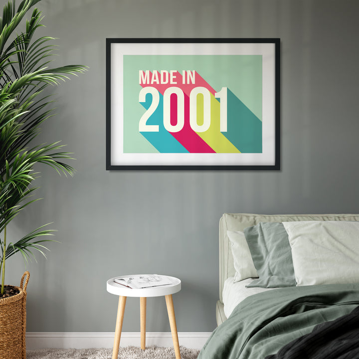 Personalised 21st Birthday Year Print