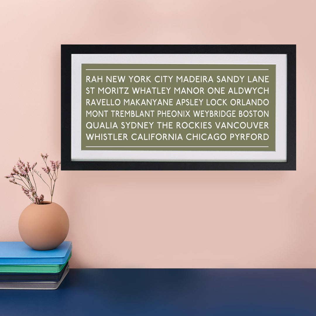 Our Memories Print