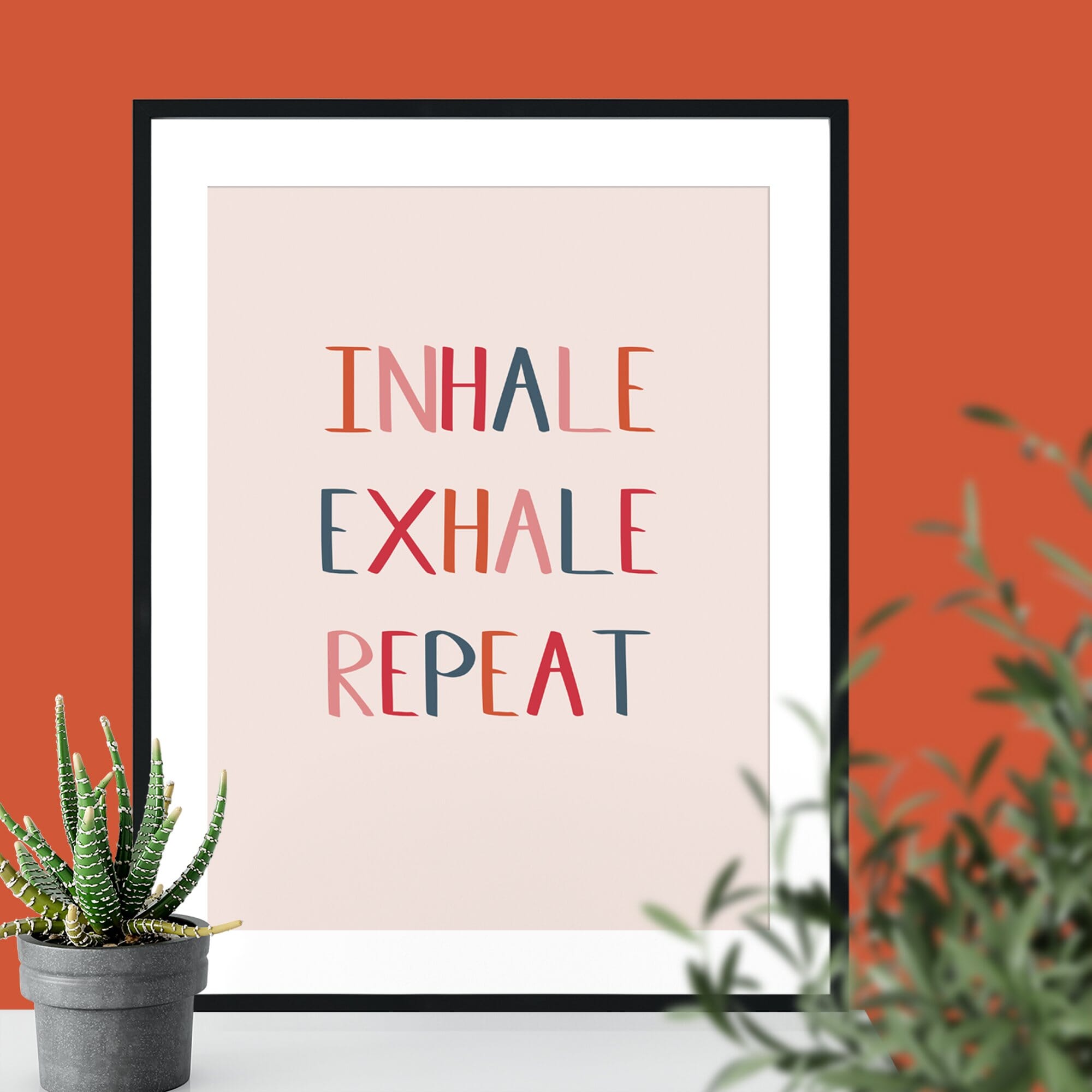 Inhale Exhale Repeat Giclee Print-Betsy Benn