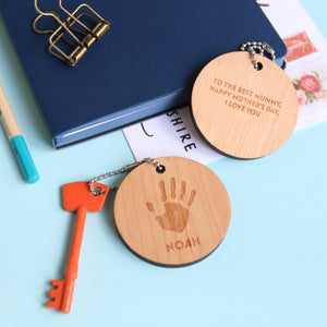 Baby Handprint Mother's Day Keyring