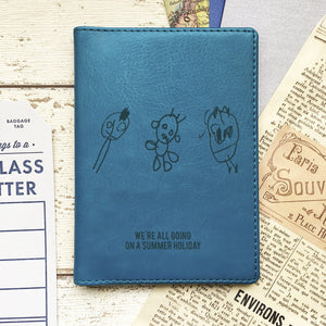 Passport Cover Personalised With Child's Drawing-Gift-Betsy Benn