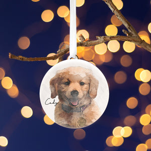 Pet Memorial Personalised Christmas Decoration