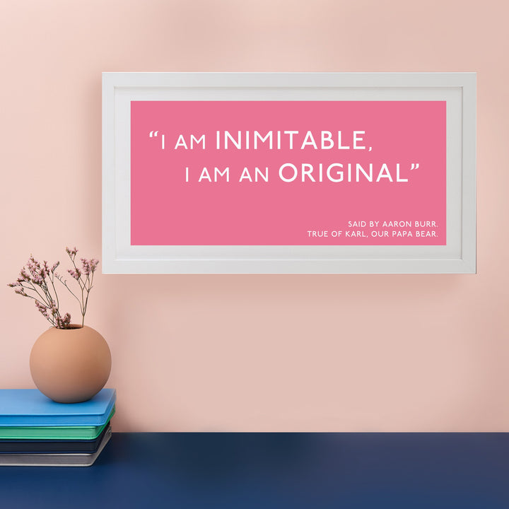 Favourite Quote Personalised Print
