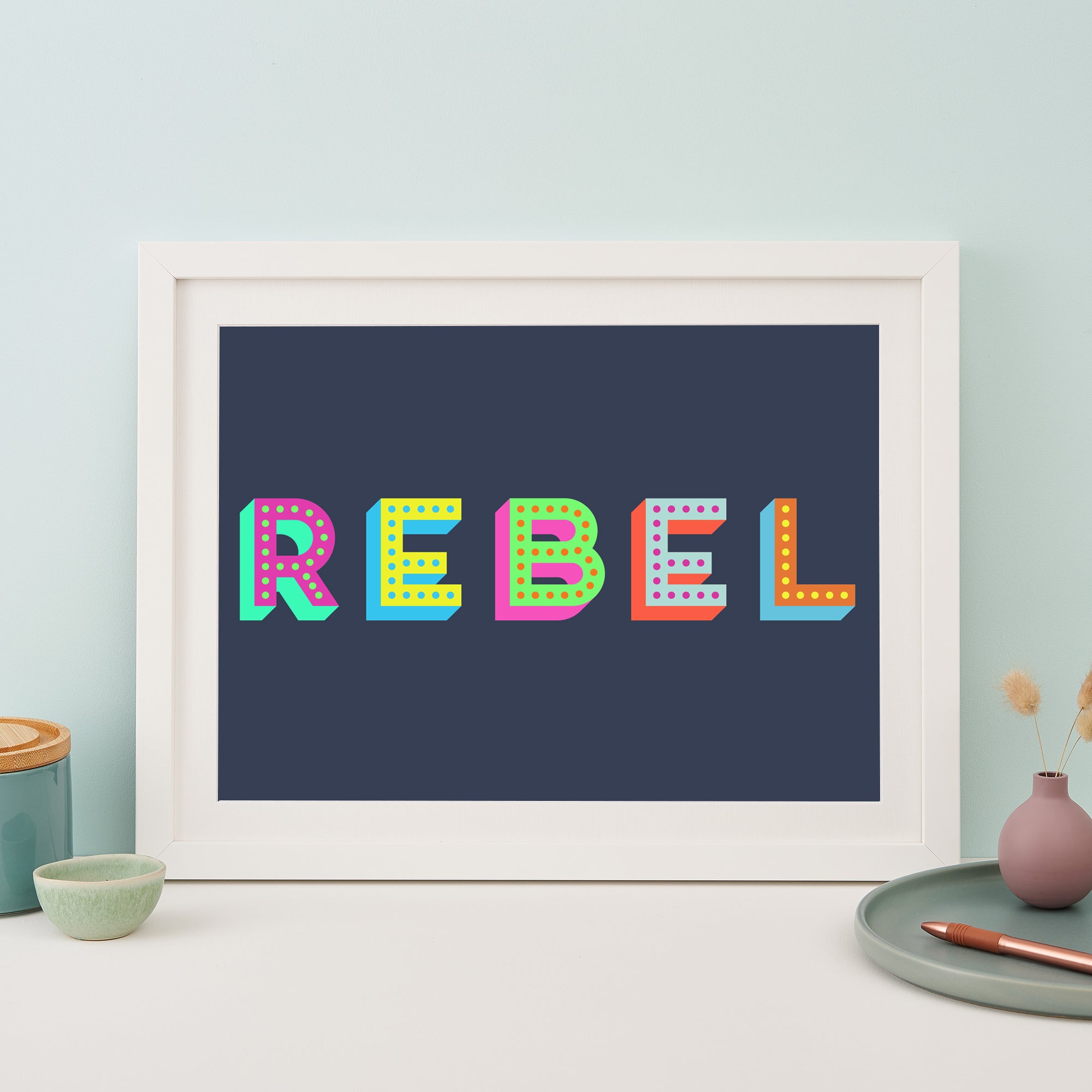 Colourful Rebel Giclee Print