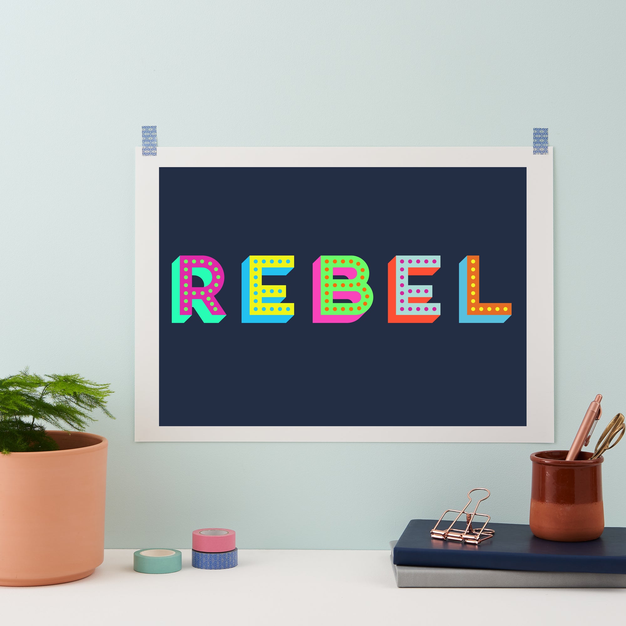 Colourful Rebel Giclee Print