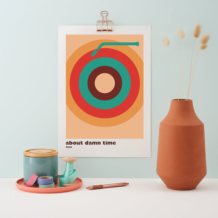 Personalised Vinyl/Record Song Print