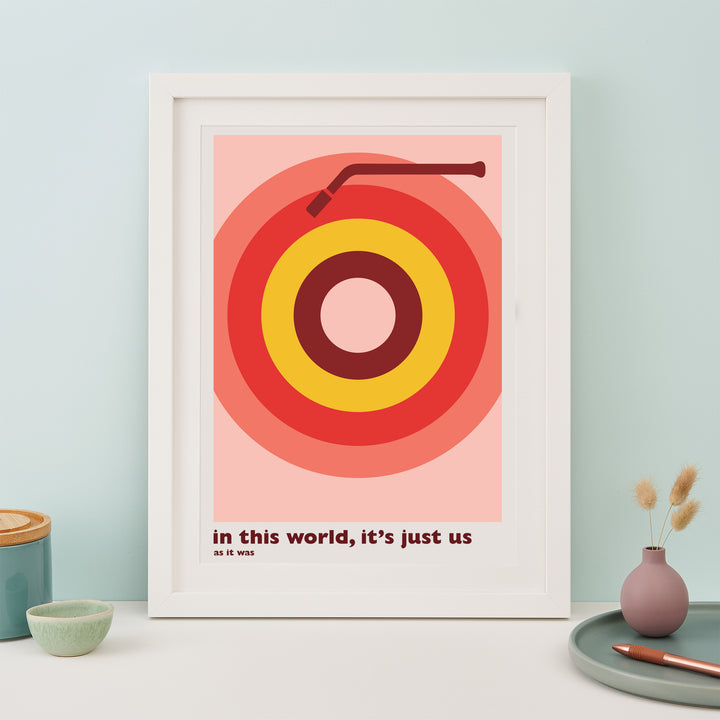 Personalised Vinyl/Record Song Print
