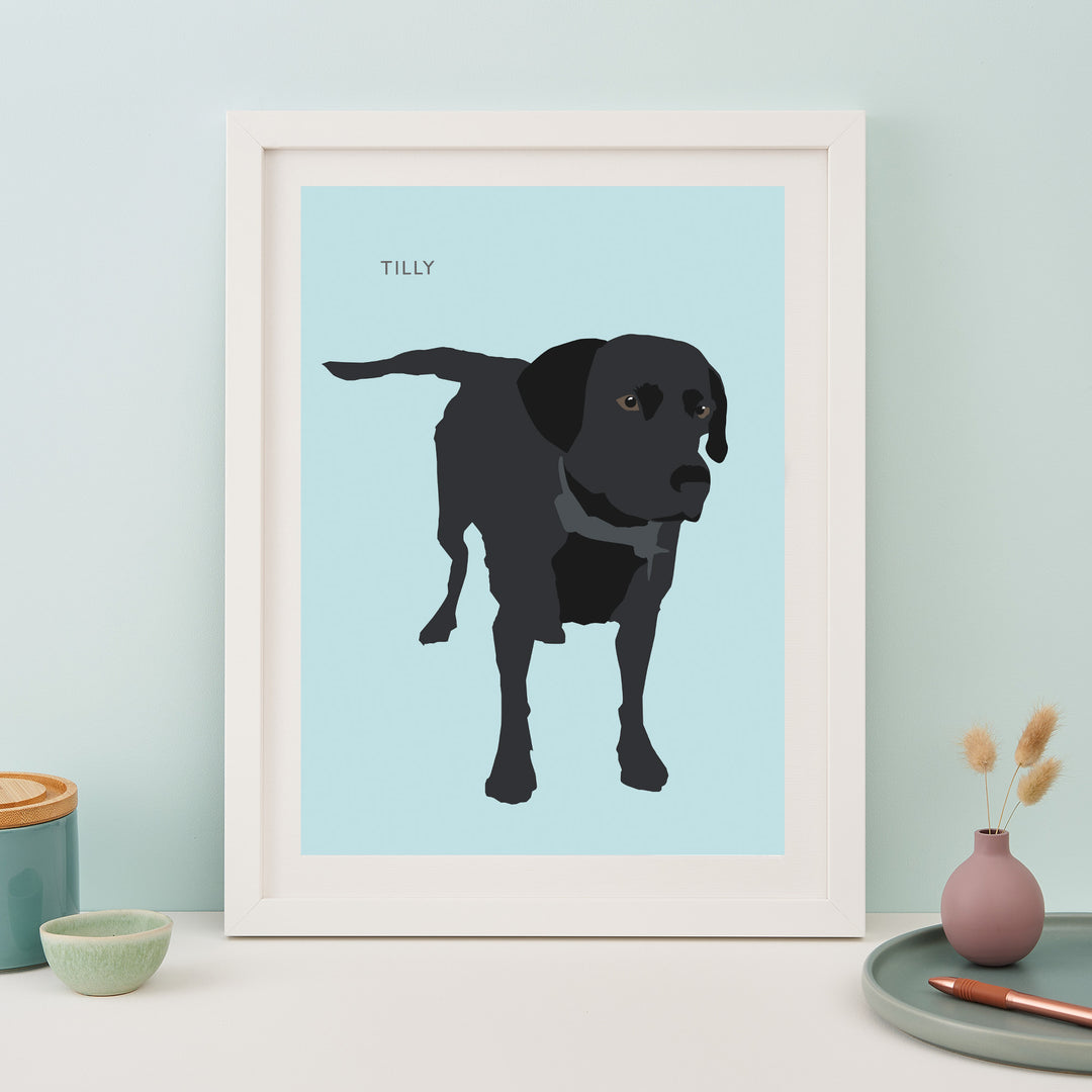 Pet Silhouette Modern Art Print