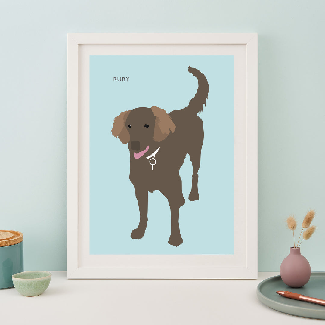 Pet Silhouette Modern Art Print