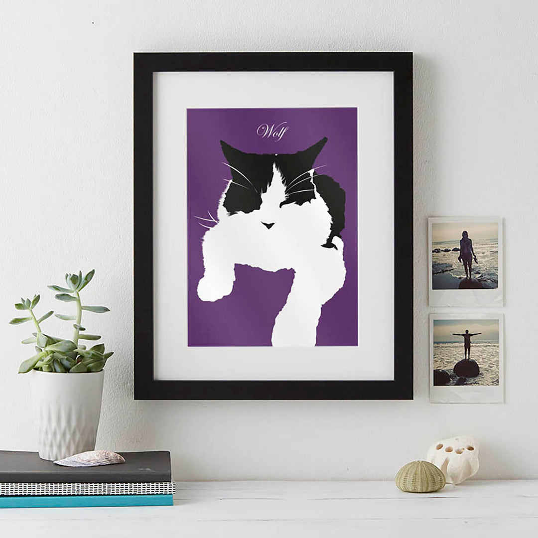 Pet Silhouette Modern Art Print