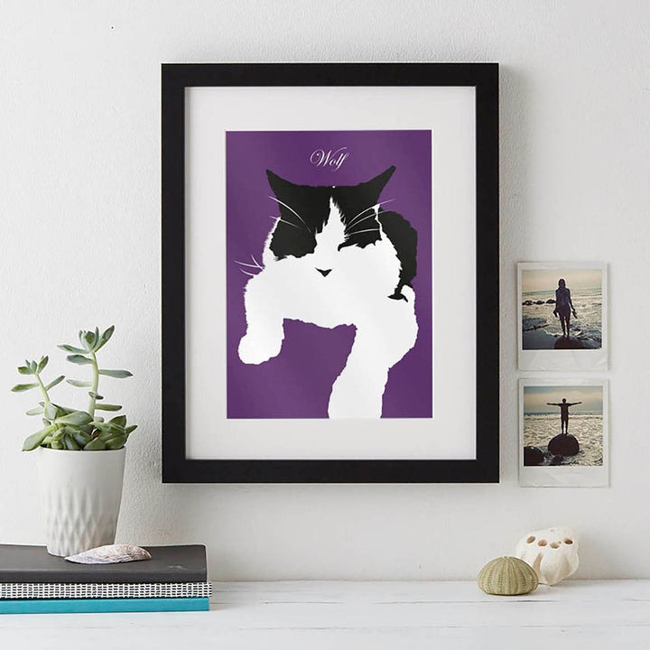 Pet Silhouette Modern Art Print
