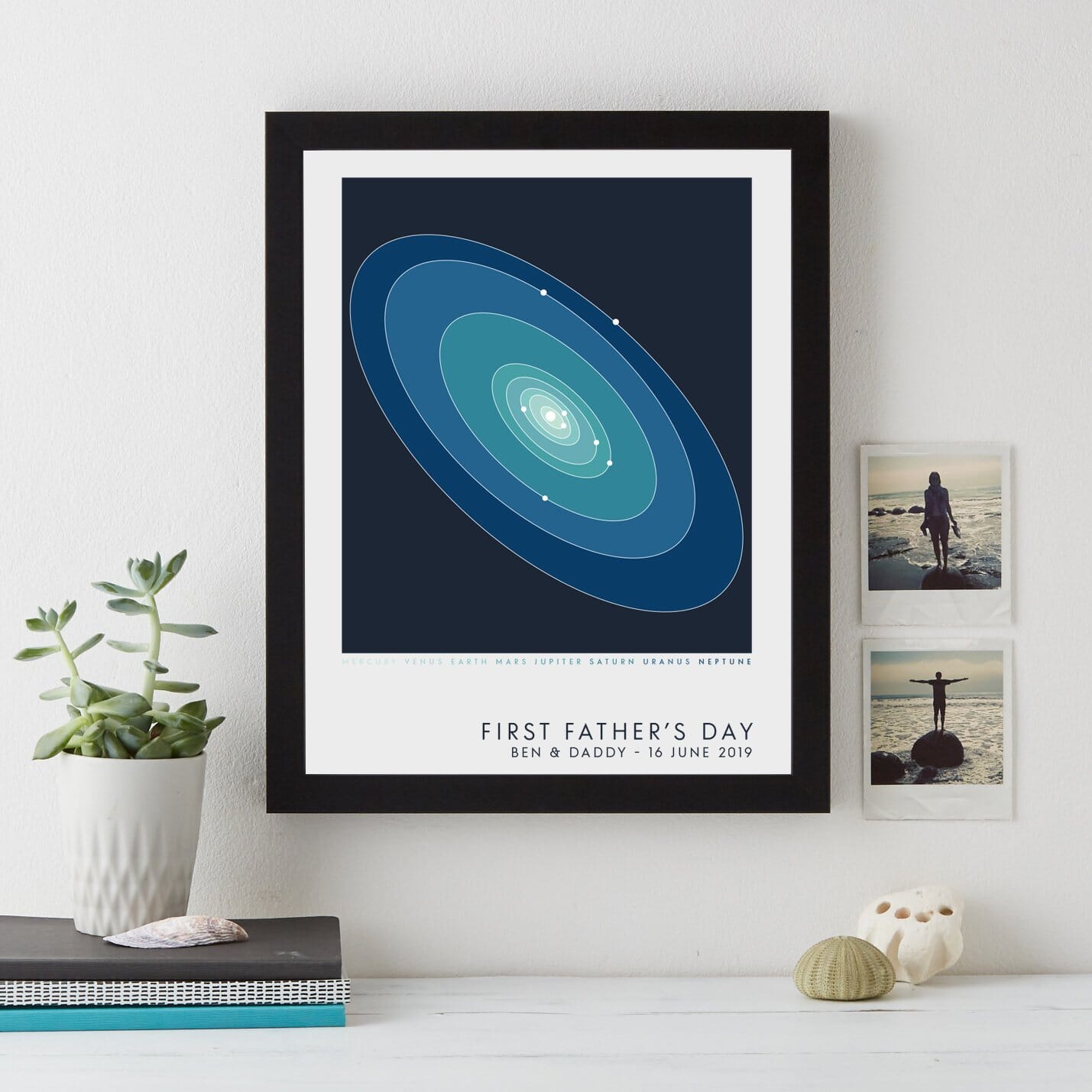 Personalised Place in Space  Print - Betsy Benn