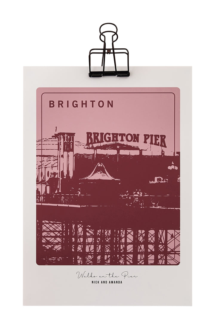Our Favourite Place Personalised Travel Print
