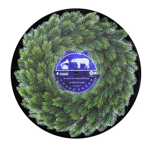 Personalised Christmas Wreath Vinyl Album