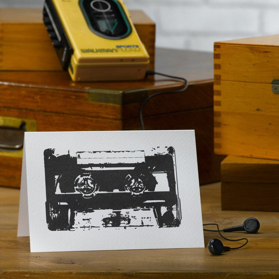 Pack of Two Cassette Greetings Cards  Card - Betsy Benn