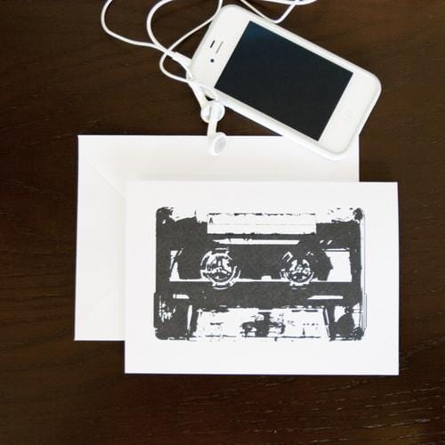 Pack of Two Cassette Greetings Cards  Card - Betsy Benn