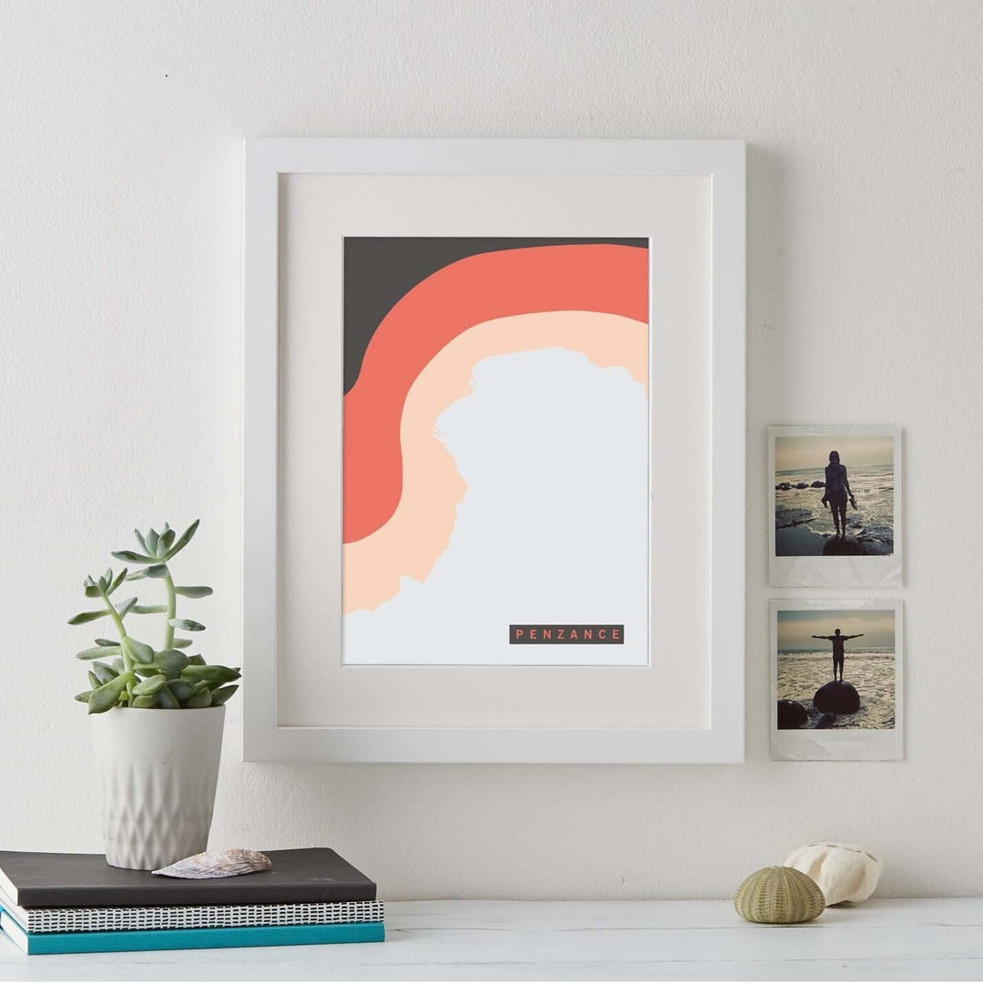 Abstract Coastline Art  Print - Betsy Benn