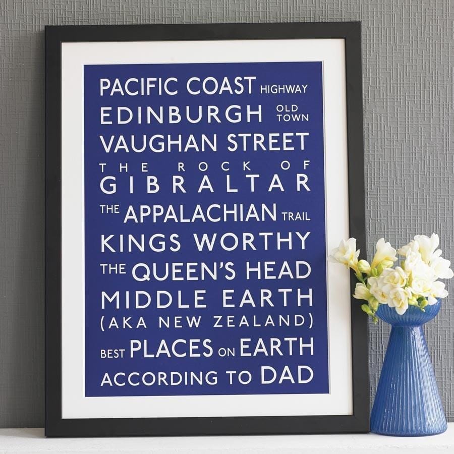 Classic Destination Bus Blind  Print - Betsy Benn