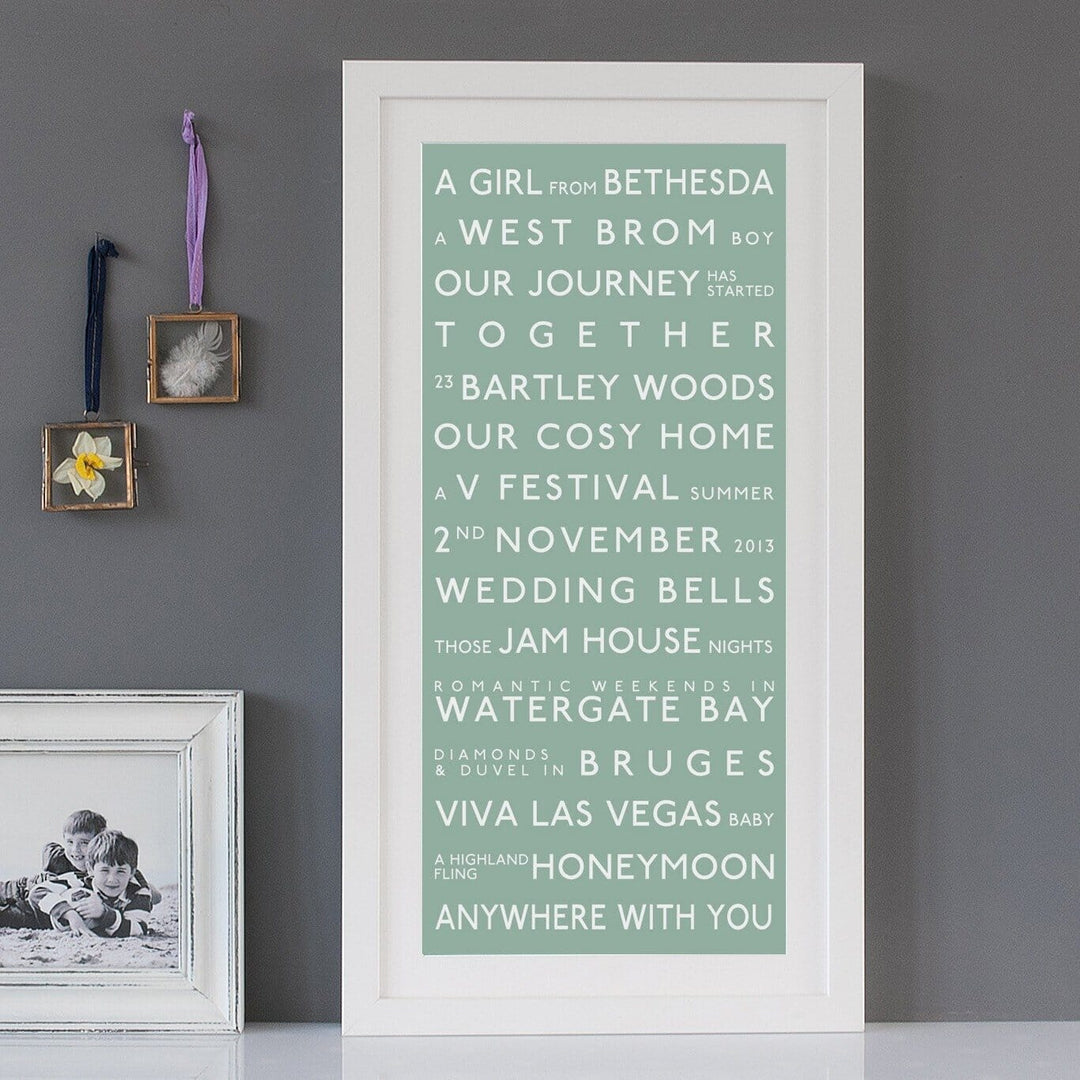 Couples Destination Bus Blind  Print - Betsy Benn