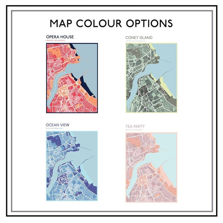Family Map print  Print - Betsy Benn