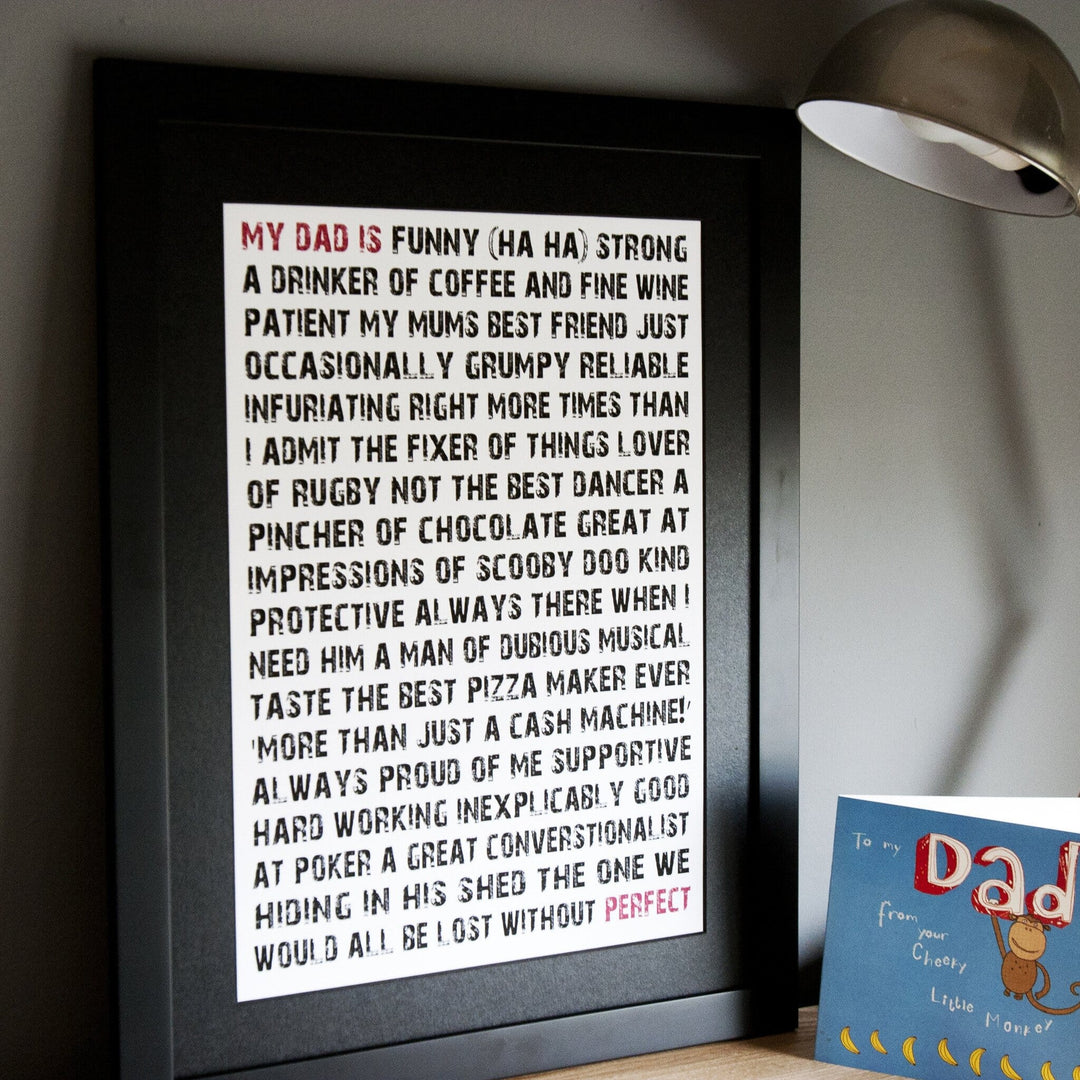 My Dad Is... Print  Print - Betsy Benn