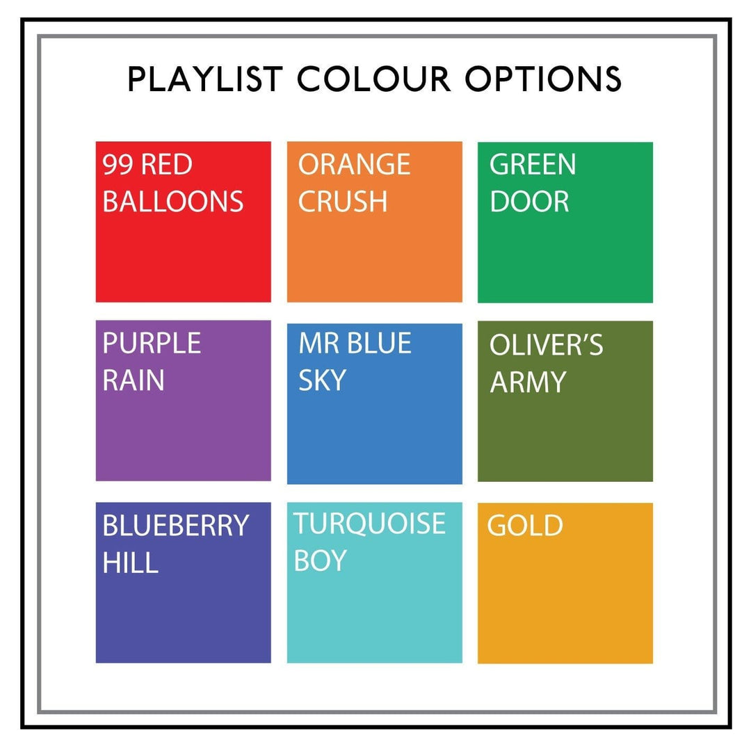 Personalised Cassette Playlist Print  Print - Betsy Benn