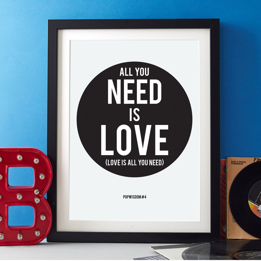 Favourite Song Lyrics  Print - Betsy Benn