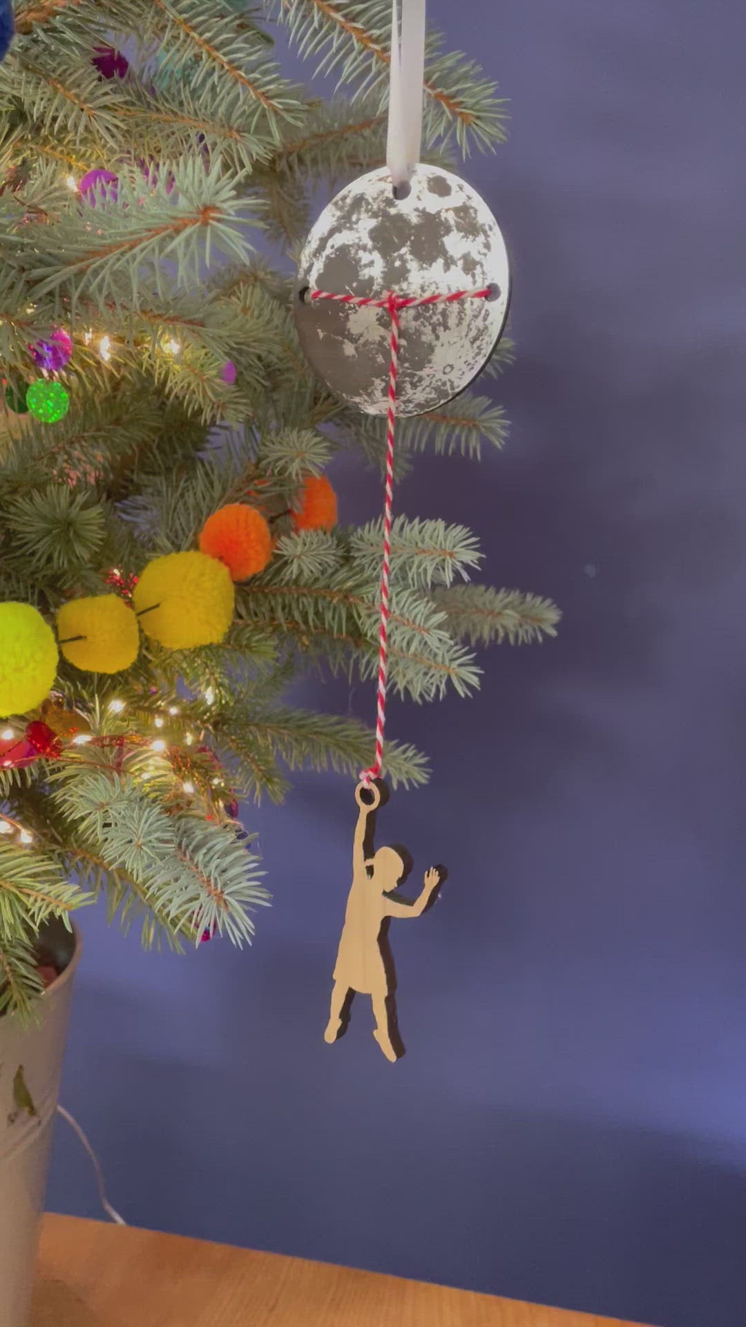 Lasso the Moon Tree Decoration