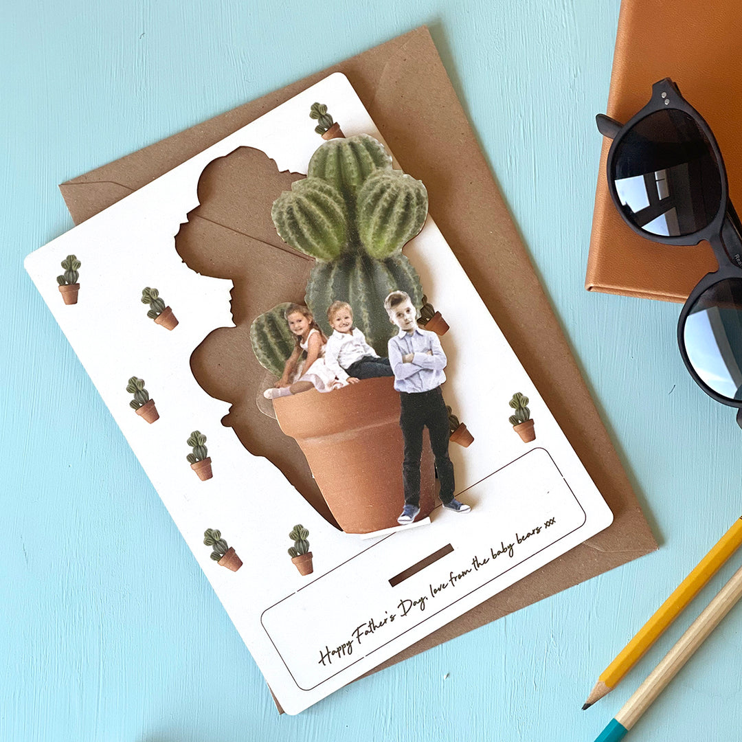 Personalised Photo Father's Day Card Gift
