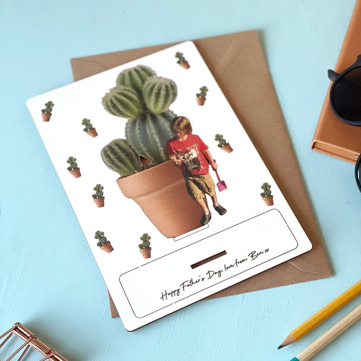 Personalised Photo Father's Day Card Gift