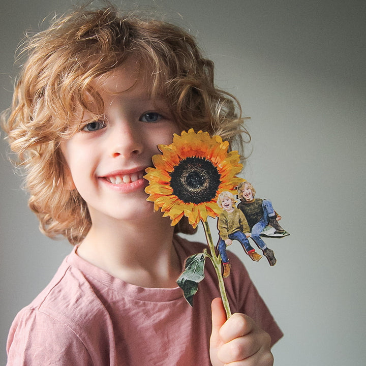 Personalised Wooden Flower Gift