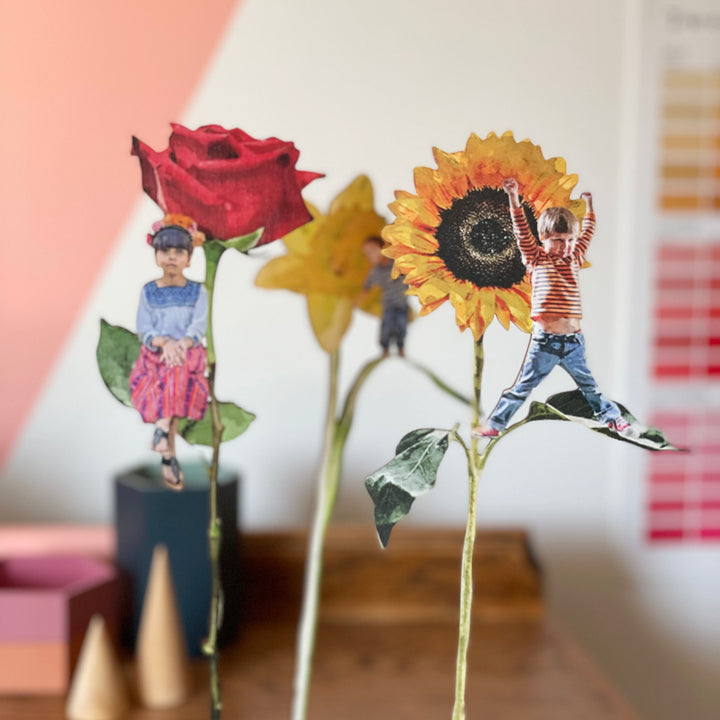 Personalised Wooden Flower Gift