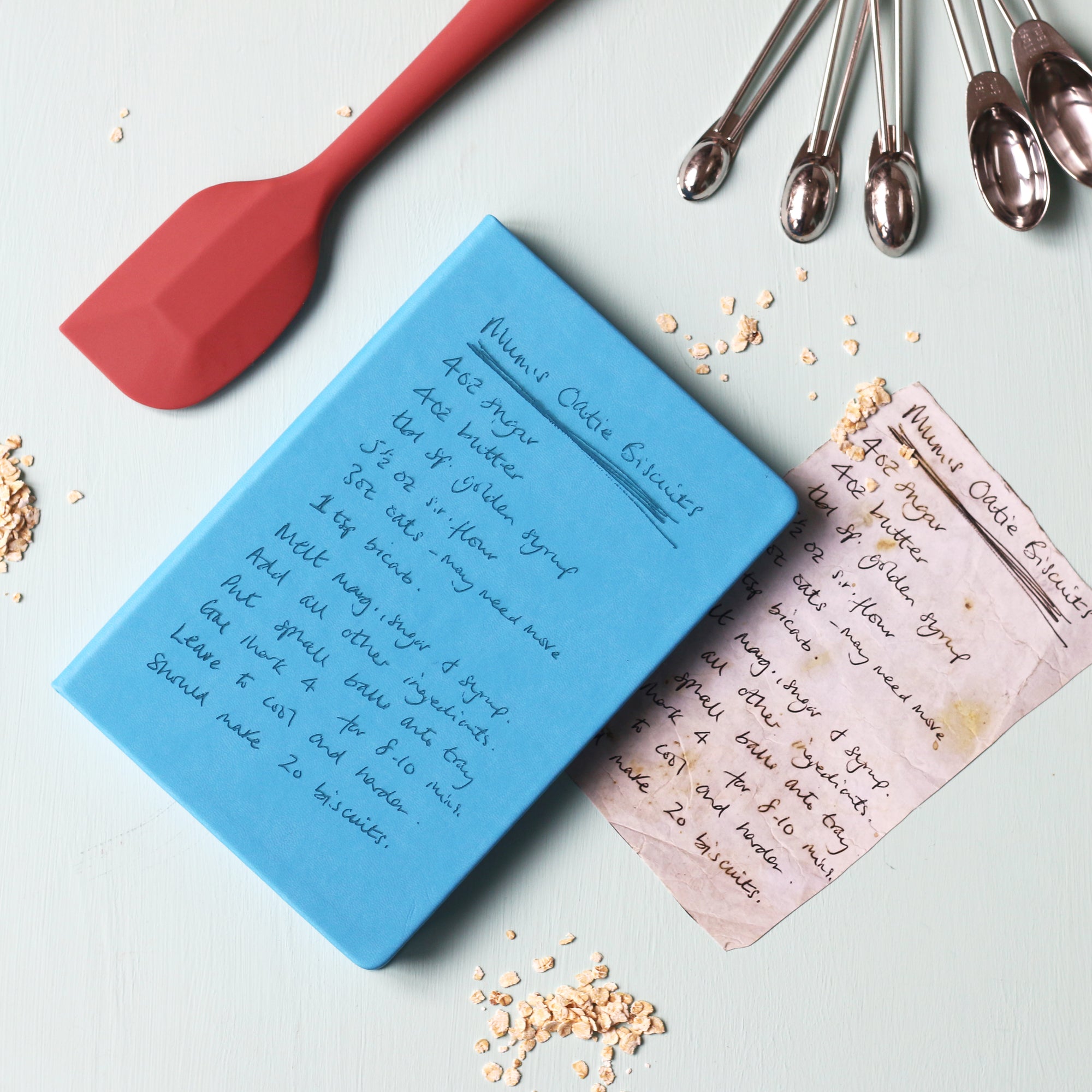 Handwritten Recipe Personalised Luxury Notebook Journal