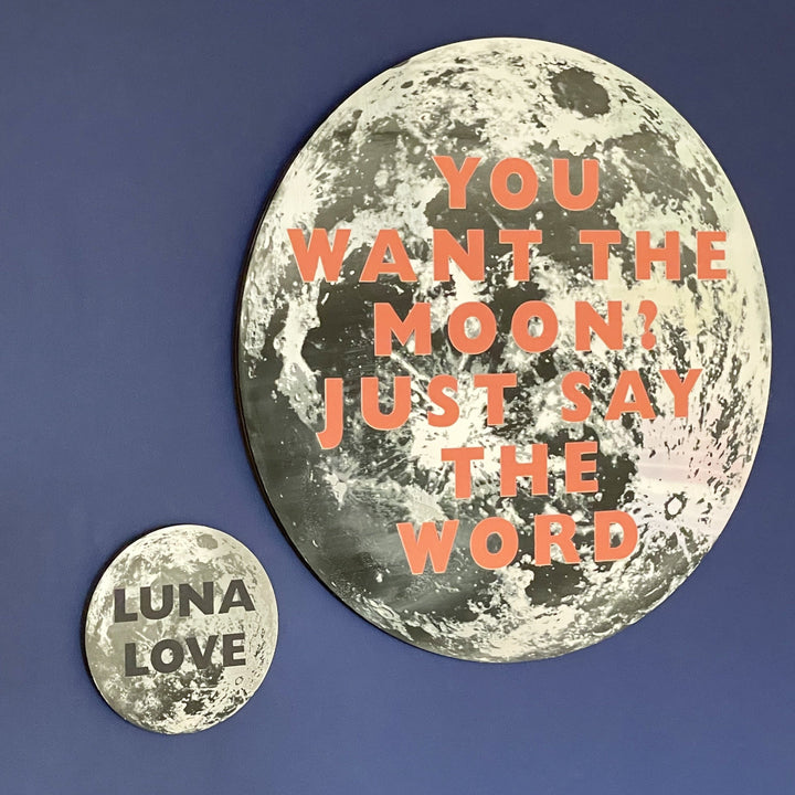 Mini Moon Personalised Wall Plaque-Betsy Benn