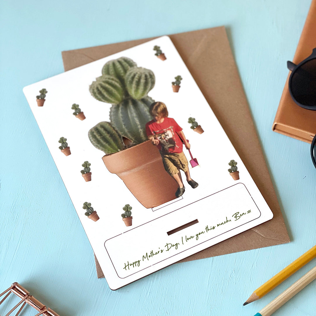 Personalised Photo Mother's Day Card Gift