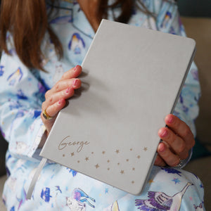Name Among Stars Personalised Luxury Notebook Journal
