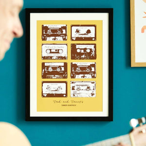 Retro Cassette Playlist Print  Print - Betsy Benn