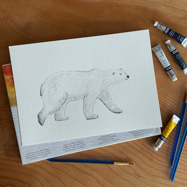 Personalised Polar Bear With Crown Christmas Decoration
