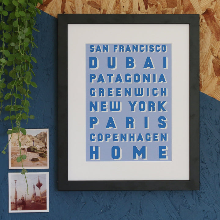 Our Favourite Places Destination Print-Print-Betsy Benn