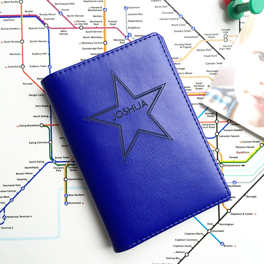 Name In Star Passport Wallet Holder-Gift-Betsy Benn