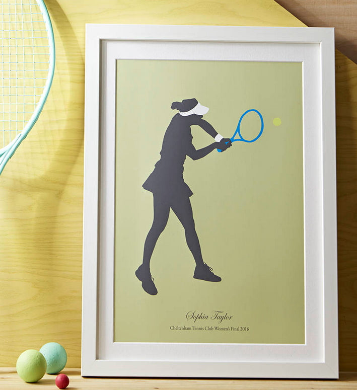 Sporty Silhouette Personalised Print