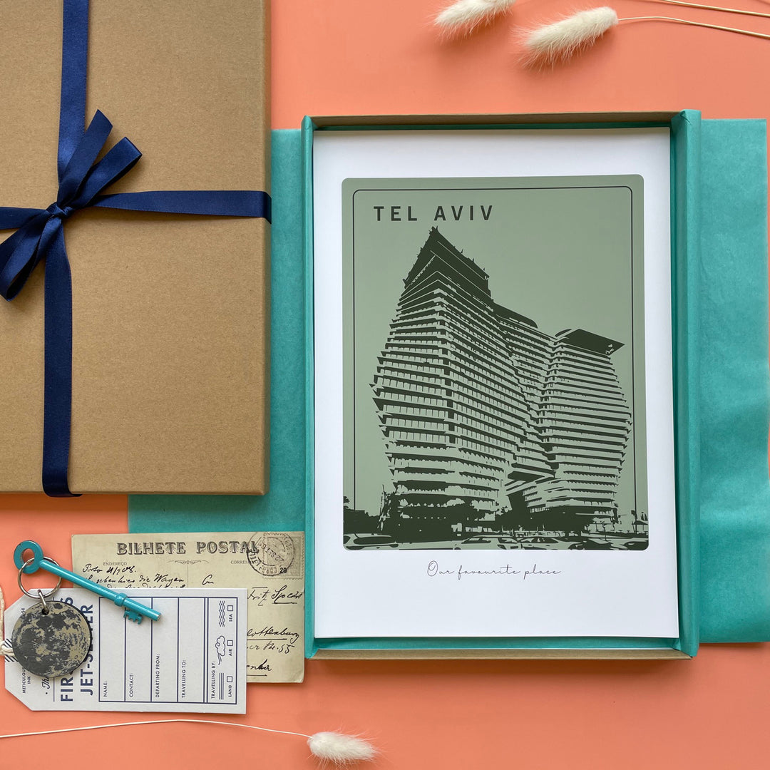 Our Favourite Place Personalised Travel Print