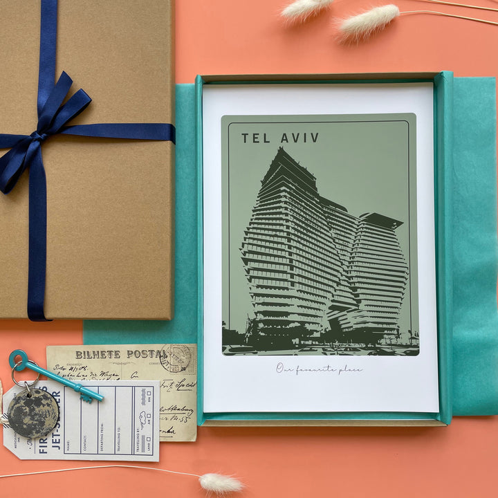 Our Favourite Place Personalised Travel Print