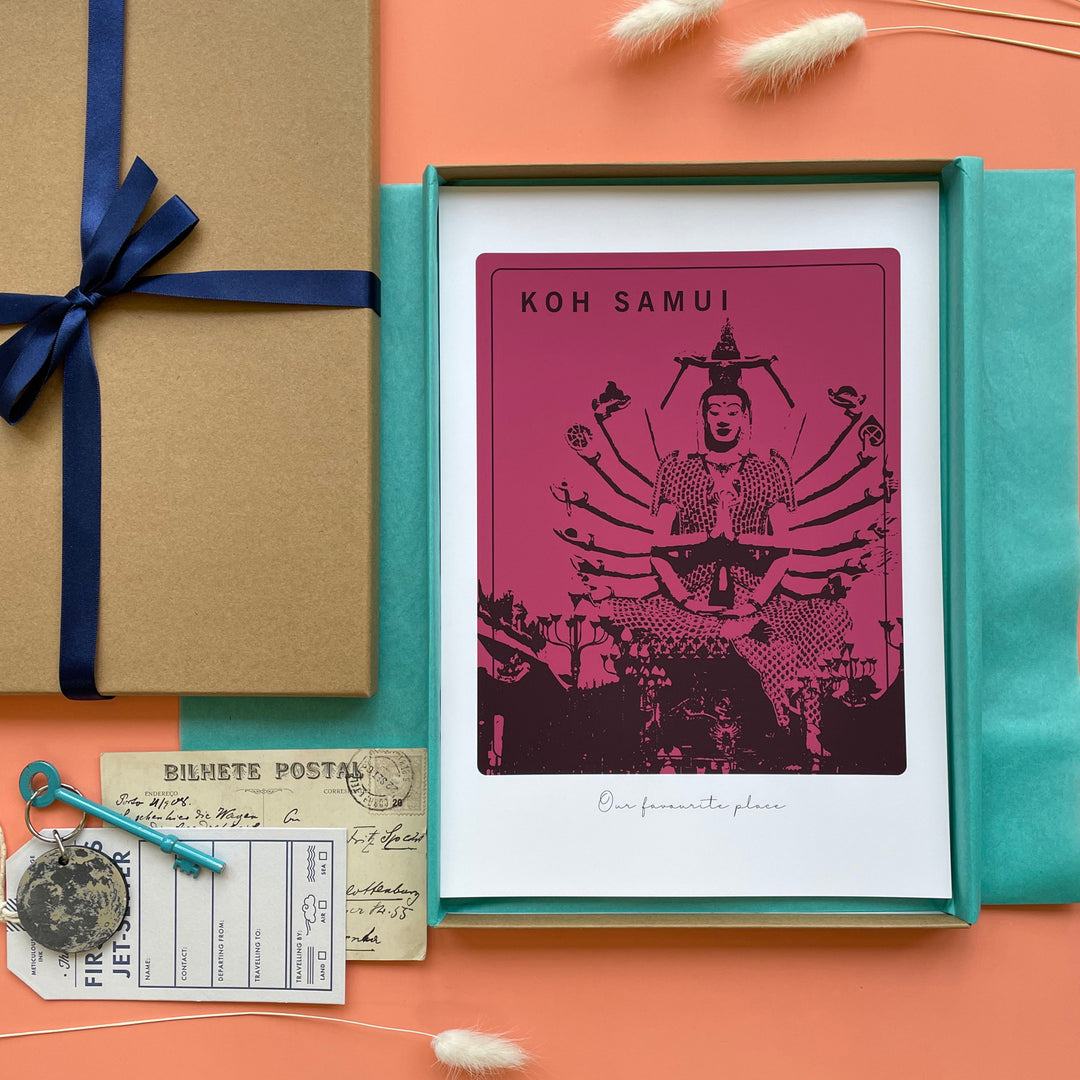 Our Favourite Place Personalised Travel Print